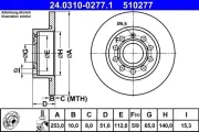 Bremsscheibe ATE 24.0310-0277.1