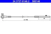 Seilzug, Feststellbremse ATE 24.3727-0146.2