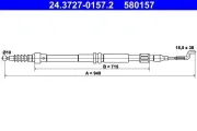 Seilzug, Feststellbremse ATE 24.3727-0157.2