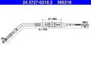 Seilzug, Feststellbremse hinten ATE 24.3727-0218.2