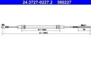 Seilzug, Feststellbremse hinten ATE 24.3727-0227.2