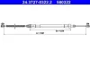Seilzug, Feststellbremse hinten links ATE 24.3727-0322.2