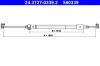 Seilzug, Feststellbremse hinten rechts ATE 24.3727-0339.2 Bild Seilzug, Feststellbremse hinten rechts ATE 24.3727-0339.2