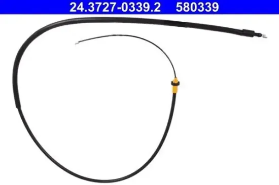 Seilzug, Feststellbremse hinten rechts ATE 24.3727-0339.2 Bild Seilzug, Feststellbremse hinten rechts ATE 24.3727-0339.2
