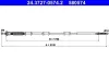 Seilzug, Feststellbremse hinten links ATE 24.3727-0574.2