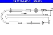 Seilzug, Feststellbremse ATE 24.3727-0583.2