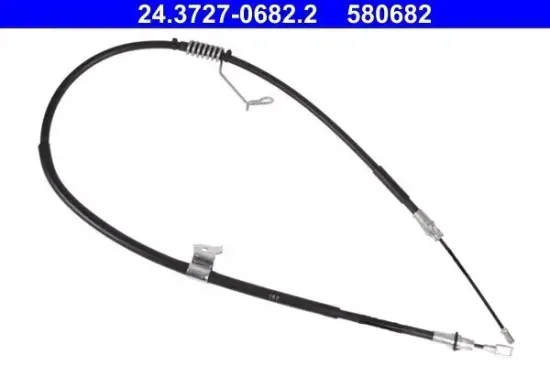 Seilzug, Feststellbremse hinten links ATE 24.3727-0682.2 Bild Seilzug, Feststellbremse hinten links ATE 24.3727-0682.2