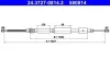 Seilzug, Feststellbremse hinten links ATE 24.3727-0814.2