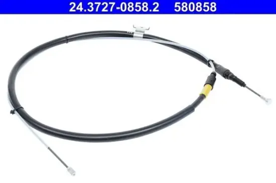 Seilzug, Feststellbremse hinten links ATE 24.3727-0858.2 Bild Seilzug, Feststellbremse hinten links ATE 24.3727-0858.2