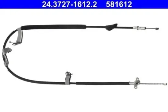 Seilzug, Feststellbremse hinten rechts ATE 24.3727-1612.2 Bild Seilzug, Feststellbremse hinten rechts ATE 24.3727-1612.2