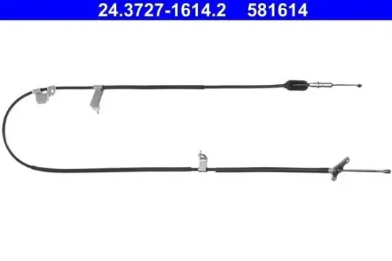 Seilzug, Feststellbremse hinten rechts ATE 24.3727-1614.2 Bild Seilzug, Feststellbremse hinten rechts ATE 24.3727-1614.2