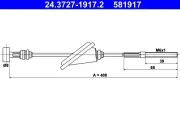 Seilzug, Feststellbremse ATE 24.3727-1917.2