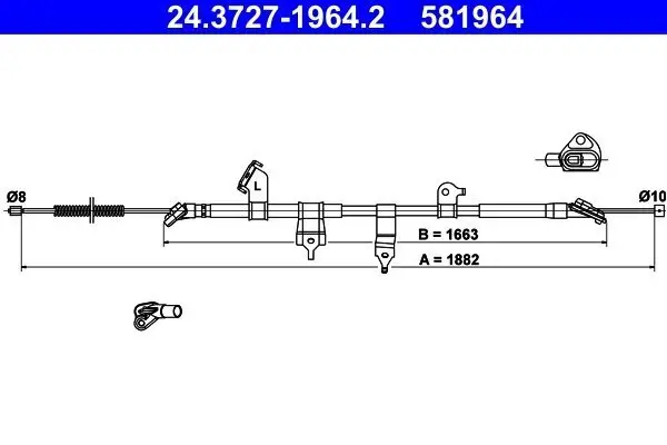 Seilzug, Feststellbremse ATE 24.3727-1964.2