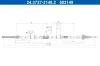 Seilzug, Feststellbremse hinten links ATE 24.3727-3148.2