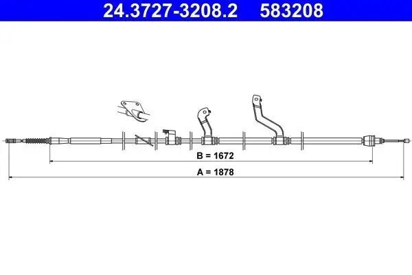 Seilzug, Feststellbremse ATE 24.3727-3208.2