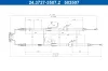 Seilzug, Feststellbremse hinten ATE 24.3727-3507.2 Bild Seilzug, Feststellbremse hinten ATE 24.3727-3507.2