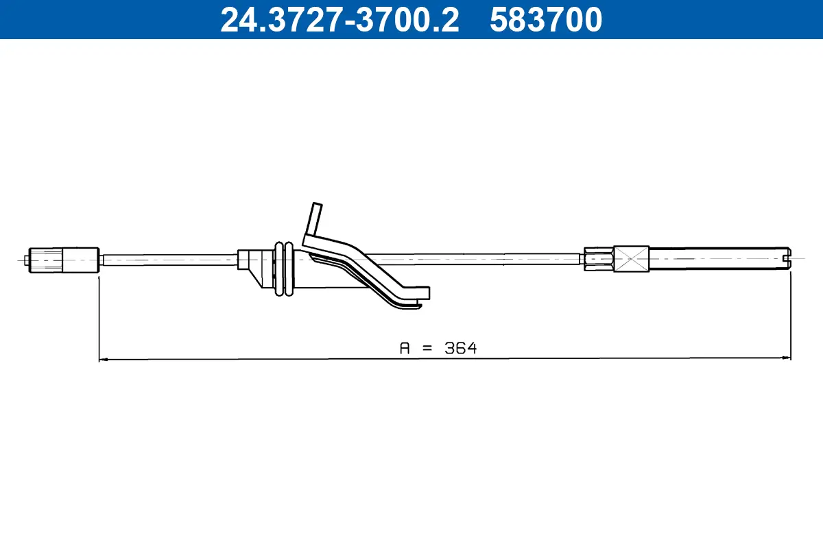 Seilzug, Feststellbremse vorne ATE 24.3727-3700.2