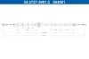 Seilzug, Feststellbremse hinten links ATE 24.3727-3801.2 Bild Seilzug, Feststellbremse hinten links ATE 24.3727-3801.2