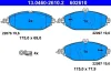 Bremsbelagsatz, Scheibenbremse ATE 13.0460-2610.2 Bild Bremsbelagsatz, Scheibenbremse ATE 13.0460-2610.2