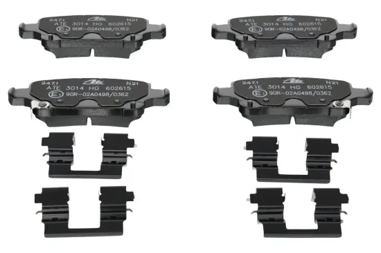 Bremsbelagsatz, Scheibenbremse Hinterachse ATE 13.0460-2615.2 Bild Bremsbelagsatz, Scheibenbremse Hinterachse ATE 13.0460-2615.2
