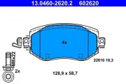 Bremsbelagsatz, Scheibenbremse ATE 13.0460-2620.2