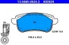 Bremsbelagsatz, Scheibenbremse Hinterachse ATE 13.0460-2624.2 Bild Bremsbelagsatz, Scheibenbremse Hinterachse ATE 13.0460-2624.2