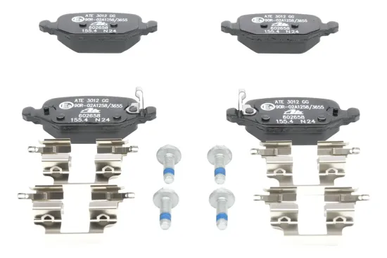 Bremsbelagsatz, Scheibenbremse Hinterachse ATE 13.0460-2658.2 Bild Bremsbelagsatz, Scheibenbremse Hinterachse ATE 13.0460-2658.2