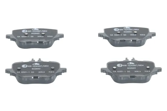 Bremsbelagsatz, Scheibenbremse Hinterachse ATE 13.0460-2660.2 Bild Bremsbelagsatz, Scheibenbremse Hinterachse ATE 13.0460-2660.2