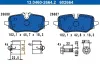 Bremsbelagsatz, Scheibenbremse Hinterachse ATE 13.0460-2664.2 Bild Bremsbelagsatz, Scheibenbremse Hinterachse ATE 13.0460-2664.2