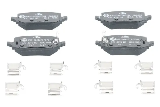 Bremsbelagsatz, Scheibenbremse Hinterachse ATE 13.0460-2669.2 Bild Bremsbelagsatz, Scheibenbremse Hinterachse ATE 13.0460-2669.2