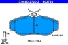 Bremsbelagsatz, Scheibenbremse Vorderachse ATE 13.0460-2720.2 Bild Bremsbelagsatz, Scheibenbremse Vorderachse ATE 13.0460-2720.2