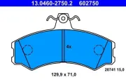 Bremsbelagsatz, Scheibenbremse ATE 13.0460-2750.2