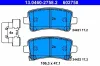 Bremsbelagsatz, Scheibenbremse Hinterachse ATE 13.0460-2758.2 Bild Bremsbelagsatz, Scheibenbremse Hinterachse ATE 13.0460-2758.2