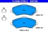 Bremsbelagsatz, Scheibenbremse ATE 13.0460-2766.2 Bild Bremsbelagsatz, Scheibenbremse ATE 13.0460-2766.2