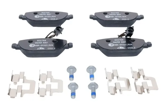 Bremsbelagsatz, Scheibenbremse Hinterachse ATE 13.0460-2768.2 Bild Bremsbelagsatz, Scheibenbremse Hinterachse ATE 13.0460-2768.2