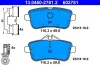 Bremsbelagsatz, Scheibenbremse ATE 13.0460-2781.2 Bild Bremsbelagsatz, Scheibenbremse ATE 13.0460-2781.2