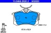 Bremsbelagsatz, Scheibenbremse ATE 13.0460-2820.2 Bild Bremsbelagsatz, Scheibenbremse ATE 13.0460-2820.2