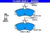 Bremsbelagsatz, Scheibenbremse ATE 13.0460-2829.2 Bild Bremsbelagsatz, Scheibenbremse ATE 13.0460-2829.2