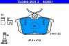 Bremsbelagsatz, Scheibenbremse ATE 13.0460-2831.2 Bild Bremsbelagsatz, Scheibenbremse ATE 13.0460-2831.2