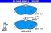 Bremsbelagsatz, Scheibenbremse ATE 13.0460-2850.2 Bild Bremsbelagsatz, Scheibenbremse ATE 13.0460-2850.2