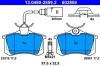 Bremsbelagsatz, Scheibenbremse ATE 13.0460-2859.2 Bild Bremsbelagsatz, Scheibenbremse ATE 13.0460-2859.2