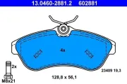 Bremsbelagsatz, Scheibenbremse ATE 13.0460-2881.2