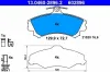 Bremsbelagsatz, Scheibenbremse ATE 13.0460-2896.2 Bild Bremsbelagsatz, Scheibenbremse ATE 13.0460-2896.2