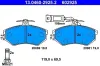 Bremsbelagsatz, Scheibenbremse ATE 13.0460-2925.2 Bild Bremsbelagsatz, Scheibenbremse ATE 13.0460-2925.2