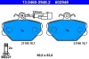 Bremsbelagsatz, Scheibenbremse ATE 13.0460-2948.2 Bild Bremsbelagsatz, Scheibenbremse ATE 13.0460-2948.2