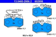 Bremsbelagsatz, Scheibenbremse ATE 13.0460-2956.2