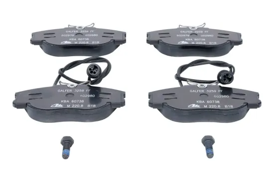 Bremsbelagsatz, Scheibenbremse ATE 13.0460-2980.2 Bild Bremsbelagsatz, Scheibenbremse ATE 13.0460-2980.2