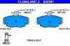 Bremsbelagsatz, Scheibenbremse ATE 13.0460-2981.2 Bild Bremsbelagsatz, Scheibenbremse ATE 13.0460-2981.2