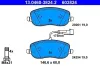 Bremsbelagsatz, Scheibenbremse ATE 13.0460-3824.2 Bild Bremsbelagsatz, Scheibenbremse ATE 13.0460-3824.2