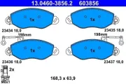 Bremsbelagsatz, Scheibenbremse Vorderachse ATE 13.0460-3856.2